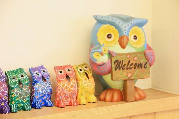 綠麥田:【台南||東區】綠麥田──平價鄉村風早午晚餐,貓頭鷹陪你幸福用餐!