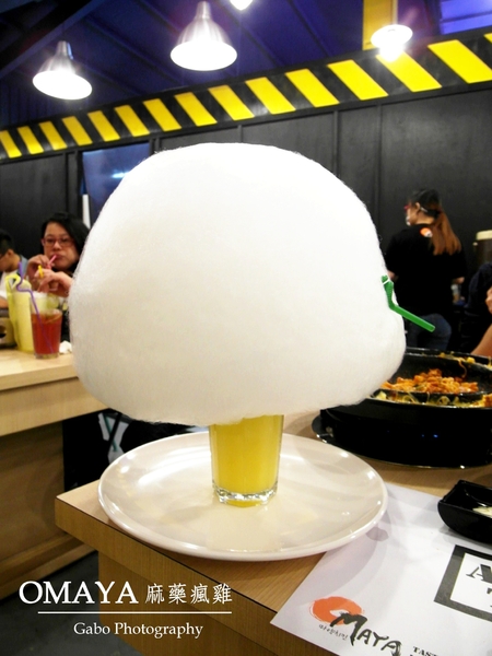 OMAYA麻藥瘋雞(嘉義店):工業風!OMAYA麻藥瘋雞(嘉義新生店)─春川炒雞/罪惡牽絲起司&超吸睛棉花泡泡!