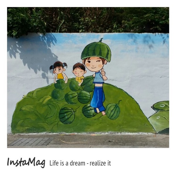 沙鹿福田社區彩繪村：【台中景點】沙鹿福田社區彩繪村