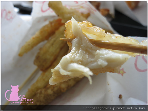 阿尼雞無骨鹹酥雞。Any Chicken(圓山花博1店)：【台北踩點趣】超熱門國民美食報你知～想吃到日式居酒屋等級的炸物嗎？來圓山花博特區集食行樂美食街第二攤的阿尼雞無骨鹹酥雞就對哩～激推脆嫩又多汁的炸蔬菜！鹹酥雞冷掉也好吃唷～