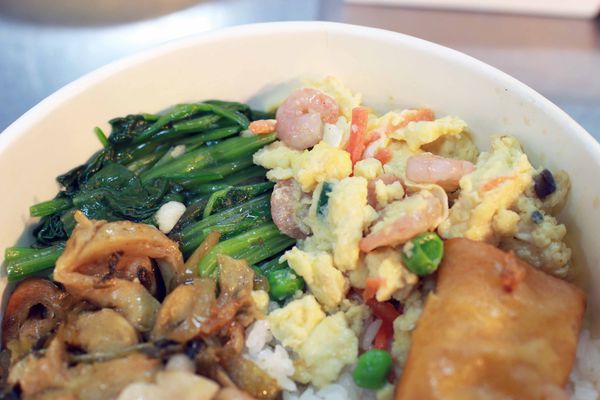 【新莊美食】金城便當-美味又便宜CP值爆表大雞腿便當60元-每日限定