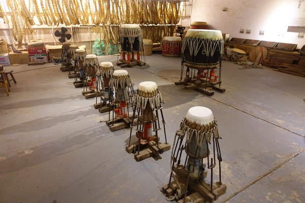 十鼓文化村：(胖樺遊記)台南必訪景點「仁德·十鼓文化村」/老糖廠/星光票/親子出遊/文創園區/夜景/保安車站