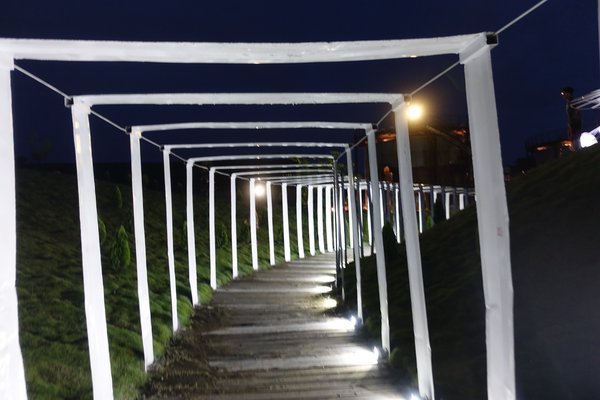 十鼓文化村：(胖樺遊記)台南必訪景點「仁德·十鼓文化村」/老糖廠/星光票/親子出遊/文創園區/夜景/保安車站