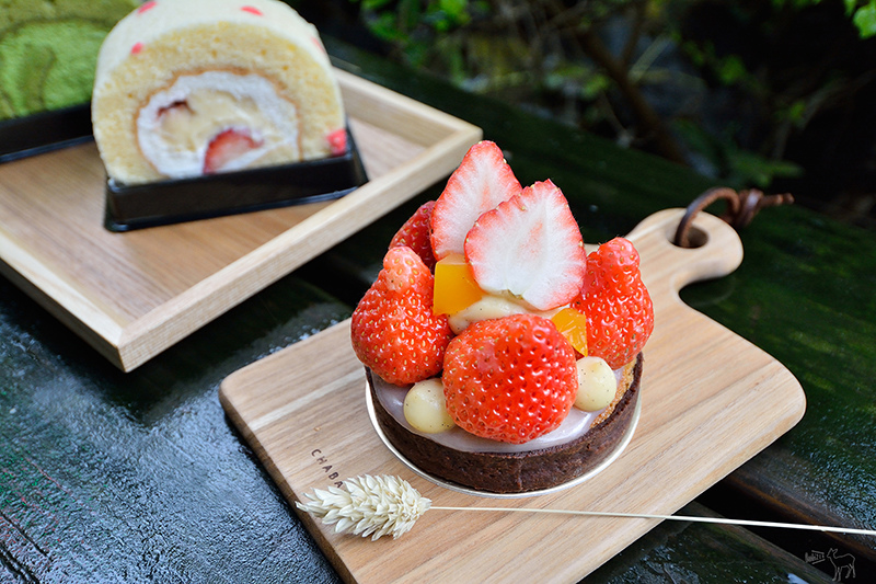 草莓季X抹茶:Project 25 甜食計劃 台北民生社區,生乳捲,京都小山園抹茶捲,草莓玫瑰卡士達捲,小金橘草莓塔