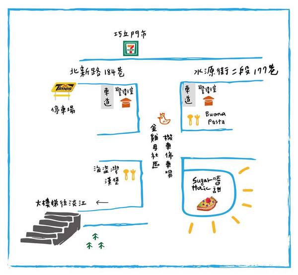 嗜甜：[新北/淡水]淡江校園甜食 隱身於金雞母社區內的甜點工作室 嗜甜