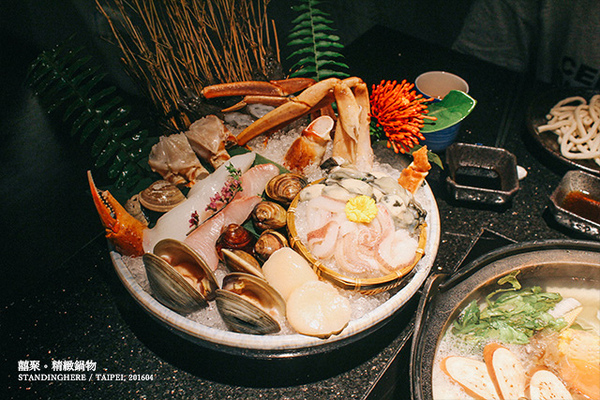 囍聚精緻鍋物:台北_ 囍聚精緻鍋物, 捷運國父紀念館站, 豪華澎湃頂級雙人海陸鍋物