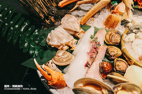 囍聚精緻鍋物:台北_ 囍聚精緻鍋物, 捷運國父紀念館站, 豪華澎湃頂級雙人海陸鍋物