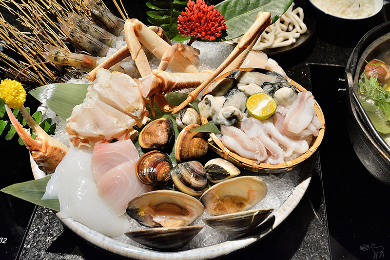 囍聚精緻鍋物:看起來很澎湃的松葉蟹海鮮盤與澳洲和牛肉火鍋,台北東區捷運國父紀念館站