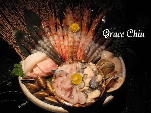白蝦.甜蝦.虎斑蝦.天使紅蝦.藍鑽蝦~囍聚精緻鍋物