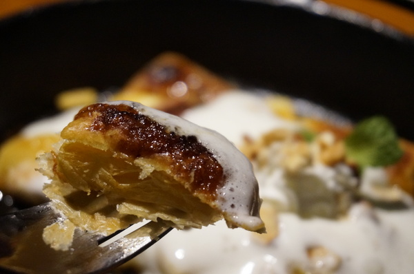 BLAnC：[市府] BLAnC：漢堡排早午餐&甜點-蘋果派