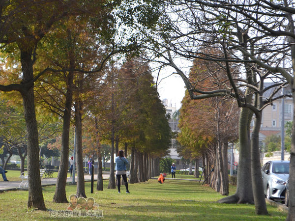 玉山公園20-過了中午用餐時間開始出現些拍照的遊客