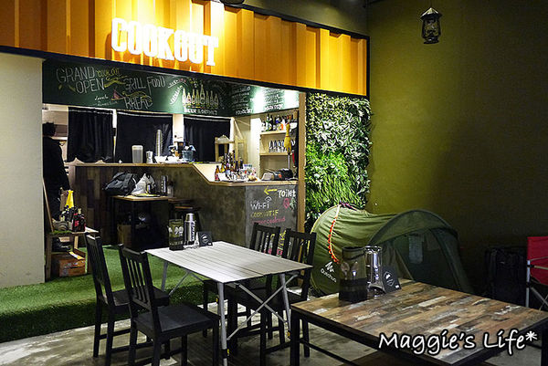 Cookout 野酷戶外料理餐酒 午茶:◆台北師大商圈美式餐廳。捷運台電大樓站【COOKOUT野酷戶外餐酒】露營風主題餐廳