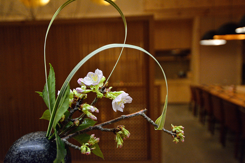 三花日式料理:在台北餐廳內賞櫻吃御花見懷石套餐的小確幸(捷運松江南京站美食,生魚片壽司高級日式料理)