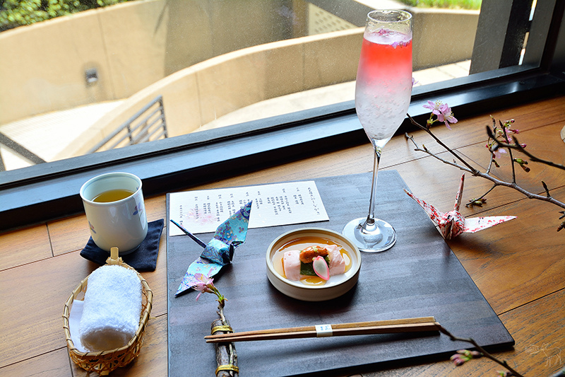 三花日式料理:在台北餐廳內賞櫻吃御花見懷石套餐的小確幸(捷運松江南京站美食,生魚片壽司高級日式料理)