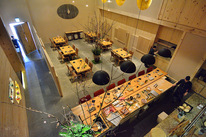 三花日式料理:在台北餐廳內賞櫻吃御花見懷石套餐的小確幸(捷運松江南京站美食,生魚片壽司高級日式料理)