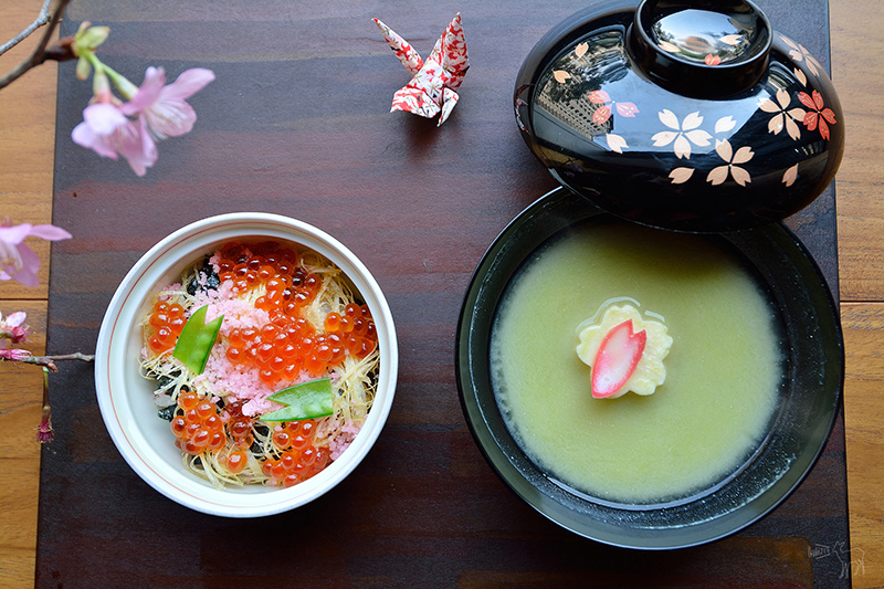 三花日式料理:在台北餐廳內賞櫻吃御花見懷石套餐的小確幸(捷運松江南京站美食,生魚片壽司高級日式料理)