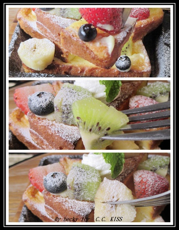 C.C.KISS Coffee&Cake：<捷運忠孝復興站>查理布朗新品牌，鐵鏟甜點及可以客制化的台北東區下午茶點～C.C. KISS