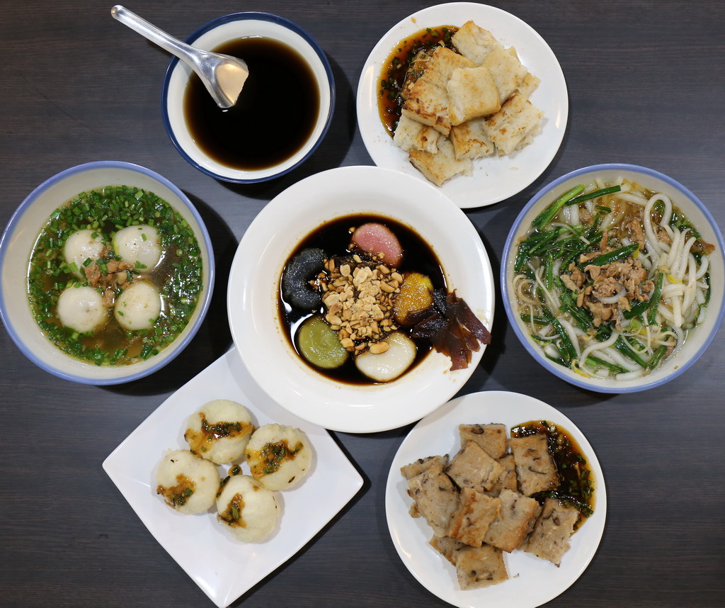 南庄必吃,老家米食堂,客家大湯圓,炸湯圓,南庄手工麵,電視報導南庄美食