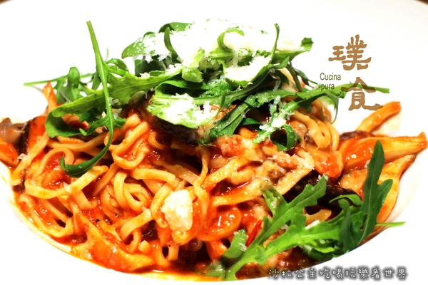 璞食Cucina pura：香水沙拉吃過嗎『璞食Cucina pura餐廳』東區216巷/樹幹上的食物