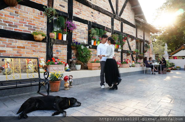 南投特色景點文心園花園咖啡