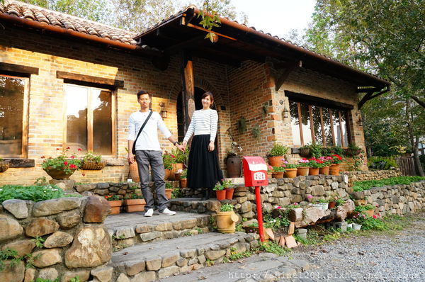 南投特色景點文心園花園咖啡