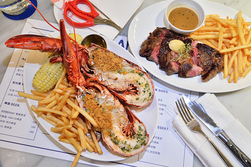 Le Blanc 台北大安路:好吃的10盎司肋眼牛排,整隻波士頓龍蝦餐,捷運忠孝復興站美食餐廳