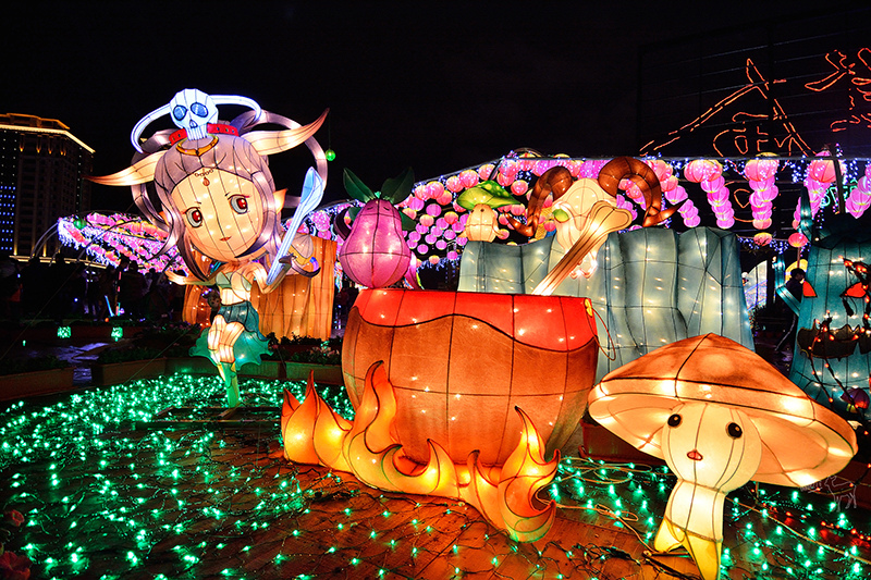 2016桃園燈會:繽紛主副燈,六大主題燈區與寬廣佔地.高鐵桃園站,免費接駁車