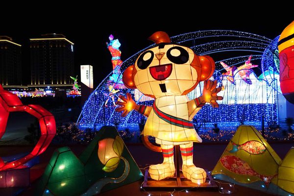 2016桃園燈會、桃園高鐵、青塘園、桃園國際棒球場台灣主燈晚會