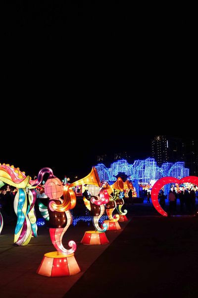 2016桃園燈會、桃園高鐵、青塘園、桃園國際棒球場台灣主燈晚會