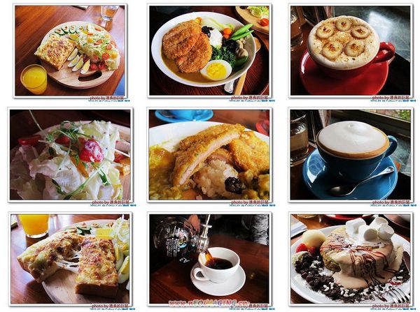 Coffee Cafe' 咖啡珈琲：(台南。中西區美食) Coffee Cafe' 咖啡珈琲 /  咖啡。甜點。正餐。陪你度過一個慵懶靜謐的個人時光!  / 抹茶厚鬆餅，舒芙蕾的綿密濕軟口感，絕不能錯過喔!