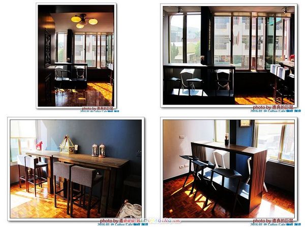 Coffee Cafe' 咖啡珈琲：(台南。中西區美食) Coffee Cafe' 咖啡珈琲 /  咖啡。甜點。正餐。陪你度過一個慵懶靜謐的個人時光!  / 抹茶厚鬆餅，舒芙蕾的綿密濕軟口感，絕不能錯過喔!