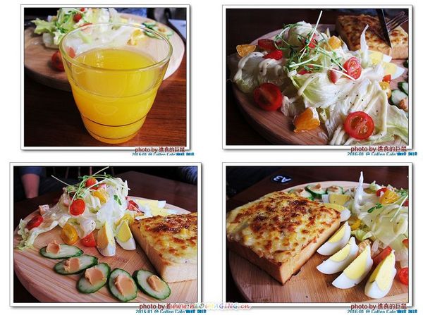 Coffee Cafe' 咖啡珈琲：(台南。中西區美食) Coffee Cafe' 咖啡珈琲 /  咖啡。甜點。正餐。陪你度過一個慵懶靜謐的個人時光!  / 抹茶厚鬆餅，舒芙蕾的綿密濕軟口感，絕不能錯過喔!