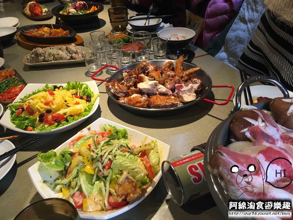 【台北韓式】【北捷台北車站】張君布帳馬車-韓式熱炒可多人分享，來場歡樂聚會吧．彩虹蛋糕/聚餐/中正區/北車美食