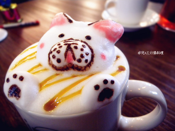 in% HAIR & CAFE(漢中店):【台北市萬華區。咖啡廳】 in% HAIR & CAFE 漢中店 西門町捷運站下午茶推薦 有可愛咖啡造型拉花