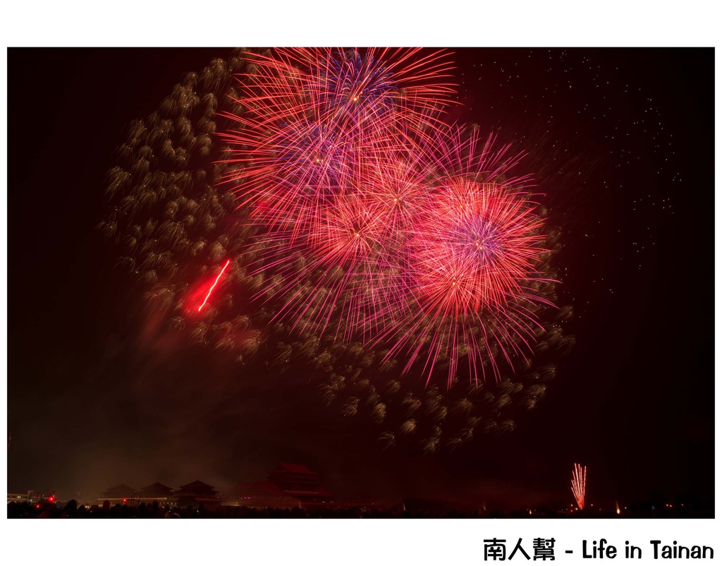 台南正統鹿耳門聖母廟2016花火迎春(國際高空煙火秀)