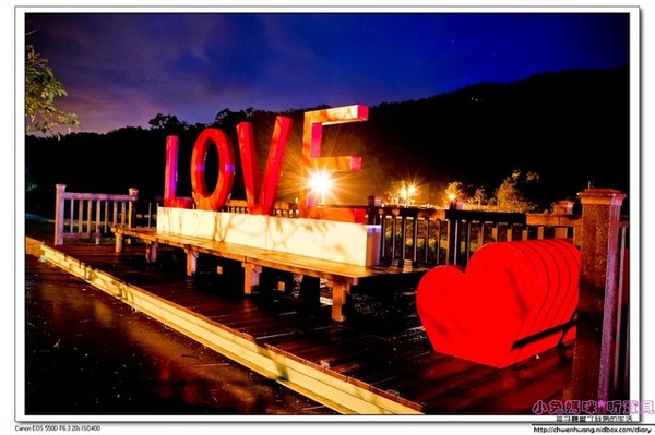 愛之橋(柑仔坑橋)：2016宜蘭景點-三星鄉柑仔坑橋/七彩炫光/拍婚紗的好景點♥♥