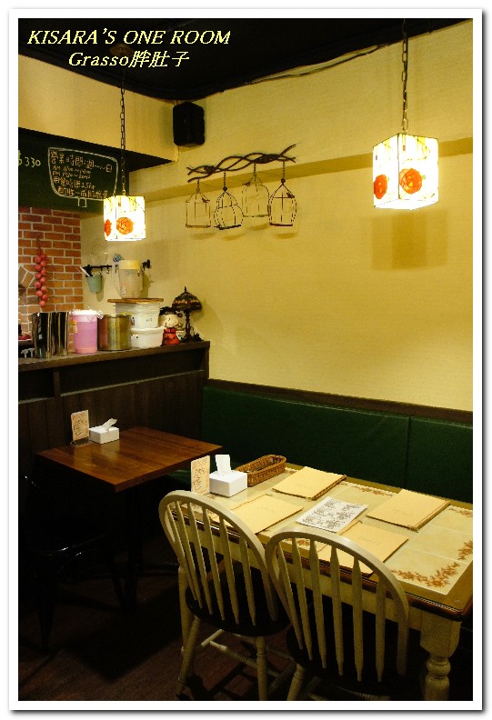 Grasso胖肚子.小餐館:蘆洲義式餐廳.重劃區内的郷村風温馨小店──GRASSO胖肚子.小餐館