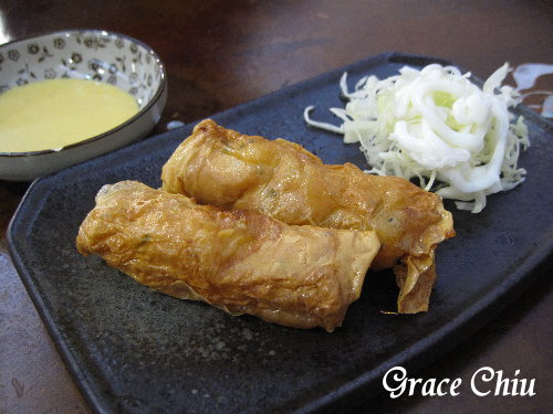 紫蘇蝦卷~畔の食堂%2F小巨蛋美食%2F育達商職美食%2F台北平價日本料理%2F台北好吃日本料理%2F台北平價日式定食