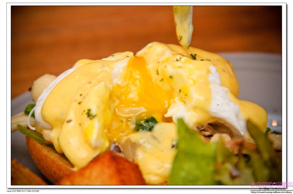 Green Kitchen 貳：【芝山早午餐】☼ Green  Kitchen 貳☼野菇菠菜班尼迪克蛋/藍莓塔/墨汁墨魚義大利麵/奇異果思慕斯都好美味呀～大推♥♥