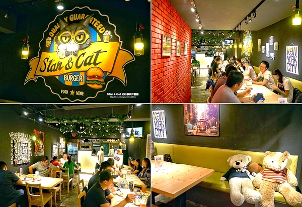 Stan & Cat 史丹貓美式餐廳：【東區/忠孝復興/美式餐廳/早餐/早午餐  推薦】讓男人女人同樣都無法一手掌握的巨無霸漢堡 ✿✿ Stan & Cat 史丹貓美式餐廳 ✿✿ (完整菜單)
