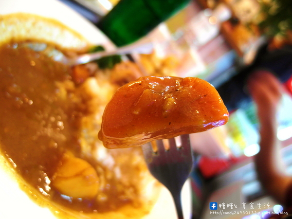 嗑咖哩：〖彰化│美食〗嗑咖哩 ❤ 使用新鮮蔬果及天然香料手工熬煮的咖哩醬~滋味香濃，無添加化學添加物，還有獨家自製的鳥巢麵，層次豐富，搭配咖哩醬一級棒!!
