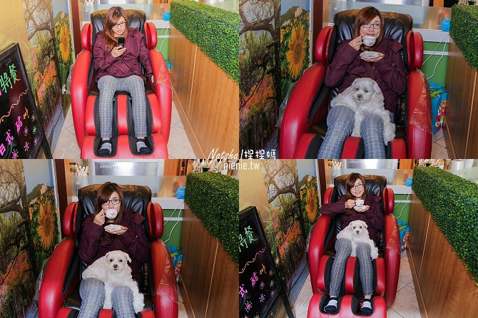 寵物友善餐廳│新北中和美食│老爺爺咖啡~上萬元高級全身按摩椅讓你喝咖啡吃美食超放鬆73