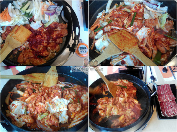 OMAYA春川炒雞19-春川炒雞B餐-料理過程