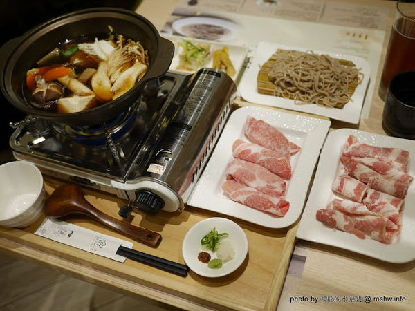 信州王滝OSOBAYA(中友店)：【食記】台中純そば処信州王滝蕎麥麵專賣@北區中友百貨&一中街 : 吃得飽足, 美麗又健康, 來自日本信州的投籠豬肉涮涮鍋