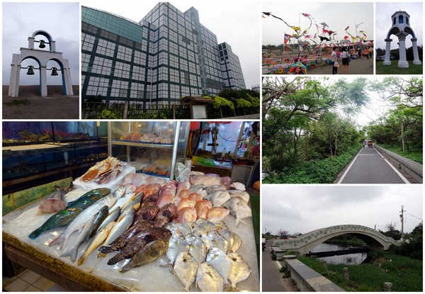 南寮漁港十七公里海岸風景區:(胖樺遊記)新竹十七公里海岸線/地中海風情南寮漁港休閒碼頭/新竹漁港,自行車道通往海天一色看海區/特色咖啡廳