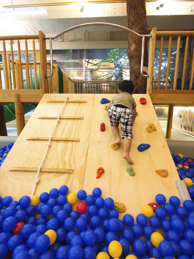 │台北。親子館│信誼小太陽親子館。樹屋森林球池、家家酒市集、探索迷宮、親子共樂小天地