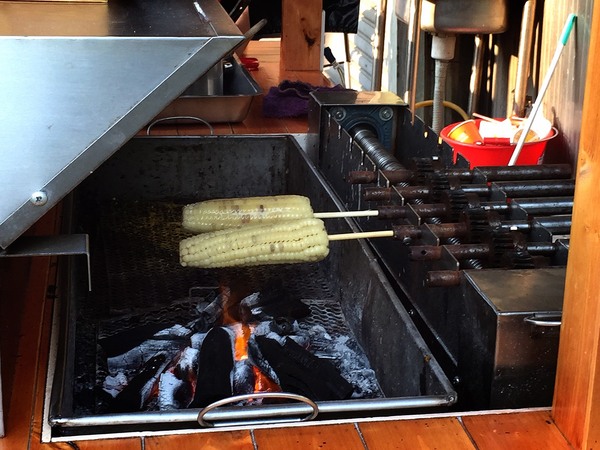 狗啃玉米：[台南]新散步點心 下午茶吃玉米 市區烤玉米攤 狗啃玉米