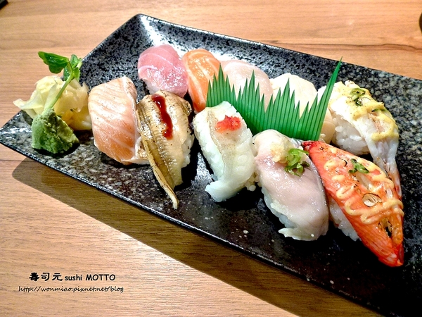 壽司元sushi MOTTO:【愛評網口碑體驗】夏天到了就是要海嗑涼涼的壽司才過癮呀~ ✿✿ 壽司元sushi MOTTO ✿✿