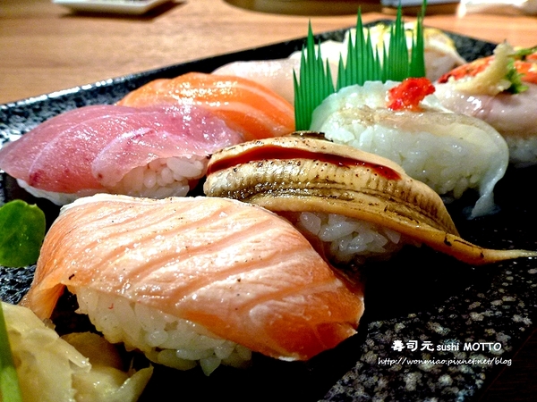 壽司元sushi MOTTO:【愛評網口碑體驗】夏天到了就是要海嗑涼涼的壽司才過癮呀~ ✿✿ 壽司元sushi MOTTO ✿✿