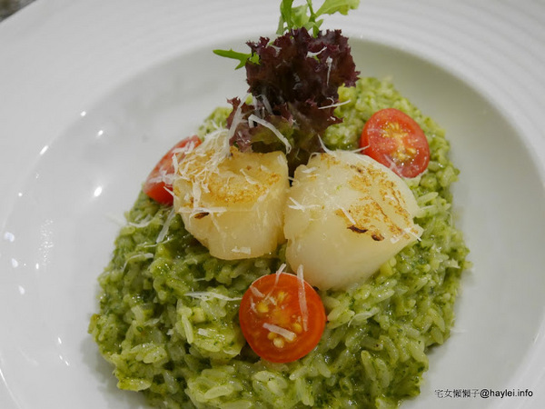 The Café By 想台中:台中適合聚餐聊天的優質複合式餐廳推薦-The Café By 想 冰滴咖啡 松子蘿勒鴨胸義大利麵 蘿勒蝦仁干貝燉飯 起司脆薯